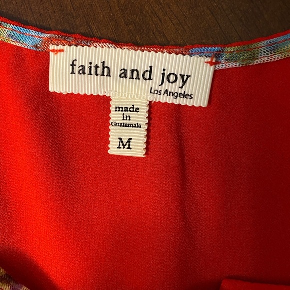 Faith & Joy Keyhole Button Down Blouse - Picture 7 of 8